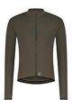 SHIMANO Letnia koszulka kolarska z długim rękawem - VERTEX THERMAL LONG - zielony