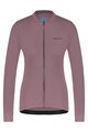 SHIMANO Zimowa koszulka kolarska z długim rękawem - KAEDE THERMAL LONG - fioletowy