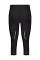SHIMANO Kolarskie spodnie 3/4 bez szelek - KAEDE KNICKERS 3/4 - czarny