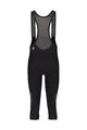 SHIMANO Kolarskie spodnie 3/4 z szelkami - VERTEX KNICKERS 3/4 - czarny