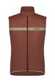 SHIMANO Kamizelka kolarska - EVOLVE WIND INSULATED - brązowy