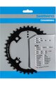 SHIMANO przekładnia - STEPS SM-CRE80 38 - czarny