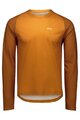 POC Letnia koszulka kolarska z długim rękawem - MOTION AIR L/S - brązowy