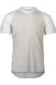 POC Koszulka kolarska z krótkim rękawem - MTB PURE TEE - szary/biały