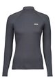 POC Kolarska koszulka z długim rękawem - MOCK NECK JERSEY W - szary