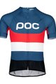 POC Koszulka kolarska z krótkim rękawem - ESSENTIAL ROAD LOGO - czerwony/niebieski/biały/czarny