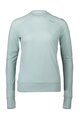 POC Zimowa koszulka kolarska z długim rękawem - LIGHT MERINO - jasnozielony