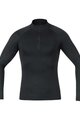 GORE Kolarska koszulka z długim rękawem - M BL THERMO TURTLENECK - czarny