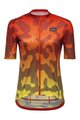 GORE Koszulka kolarska z krótkim rękawem - RAIN CAMO WMN - pomarańczowy/żółty