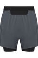 GORE Krótkie spodnie kolarskie bez szelek - CONCURVE 5” 2IN1 - szary