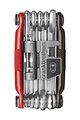 CRANKBROTHERS Narzędzia rowerowe - MULTI-17 - czarny/czerwony