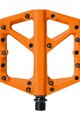 CRANKBROTHERS pedały - STAMP 1 LARGE - pomarańczowy
