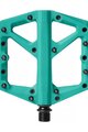 CRANKBROTHERS pedały - STAMP 1 LARGE - turkusowy