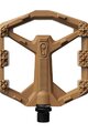 CRANKBROTHERS pedały - STAMP 0 SMALL - brązowy