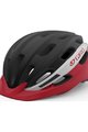 GIRO Kask kolarski - REGISTER - czarny/czerwony