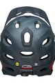 BELL Kask kolarski - SUPER DH - zielony/czerwony