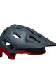 BELL Kask kolarski - SUPER DH - zielony/czerwony
