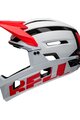 BELL Kask kolarski - SUPER AIR R - biały/czerwony