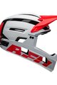 BELL Kask kolarski - SUPER AIR R - biały/czerwony