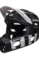 BELL Kask kolarski - SUPER AIR R SPHERICAL - czarny/biały