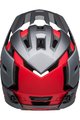 BELL Kask kolarski - SUPER AIR R SPHERICAL - szary/czerwony