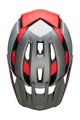 BELL Kask kolarski - SUPER AIR R SPHERICAL - szary/czerwony