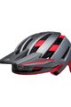 BELL Kask kolarski - SUPER AIR R SPHERICAL - szary/czerwony