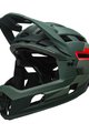 BELL Kask kolarski - SUPER AIR R SPHERICAL - zielony/czerwony