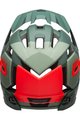 BELL Kask kolarski - SUPER AIR R SPHERICAL - zielony/czerwony