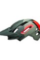 BELL Kask kolarski - SUPER AIR R SPHERICAL - zielony/czerwony