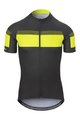 GIRO Koszulka kolarska z krótkim rękawem - CHRONO SPORT - czarny/żółty