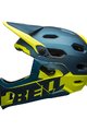 BELL Kask kolarski - SUPER DH SPHERICAL - niebieski/żółty