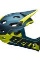 BELL Kask kolarski - SUPER DH SPHERICAL - niebieski/żółty