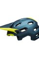 BELL Kask kolarski - SUPER DH SPHERICAL - niebieski/żółty