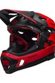 BELL Kask kolarski - SUPER DH SPHERICAL - czerwony/czarny