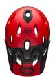 BELL Kask kolarski - SUPER DH SPHERICAL - czerwony/czarny