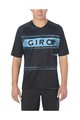GIRO Koszulka kolarska z krótkim rękawem - ROUST - czarny/jasnoniebieski
