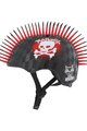 BELL Kask kolarski - RASKULLZ SKULL HAWK - czarny/czerwony