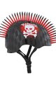 BELL Kask kolarski - RASKULLZ SKULL HAWK - czarny/czerwony