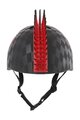 BELL Kask kolarski - RASKULLZ SKULL HAWK - czarny/czerwony