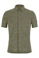 SANTINI koszula - GRAVEL SUMMER WOOL - zielony