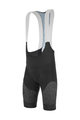 SANTINI Krótkie spodnie kolarskie z szelkami - FRECCIA - szary