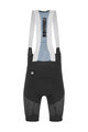 SANTINI Krótkie spodnie kolarskie z szelkami - FRECCIA - szary