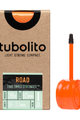 TUBOLITO dętka - ROAD 700x18/28C BLACK - SV80 - pomarańczowy