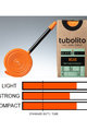 TUBOLITO dętka - ROAD 700x18/28C BLACK - SV80 - pomarańczowy