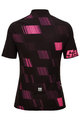 SANTINI Koszulka kolarska z krótkim rękawem - FIBRA MTB - różowy/czarny