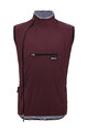 SANTINI Kamizelka kolarska - ALPHA PACK - bordowy