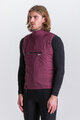 SANTINI Kamizelka kolarska - ALPHA PACK - bordowy