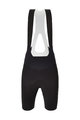 SANTINI Krótkie spodnie kolarskie z szelkami - REDUX SPEED - czarny