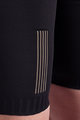 SANTINI Krótkie spodnie kolarskie z szelkami - PLUSH - szary